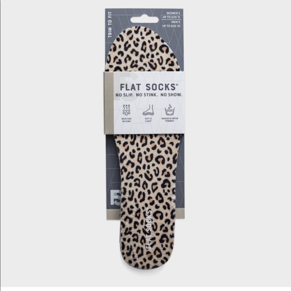 NWT Flat Socks No slip No Stink No Show Shoe Insers Liners Trim to Fir Women’s